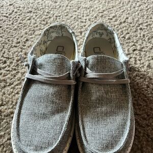 Hey Dude Light Gray Casual Shoes